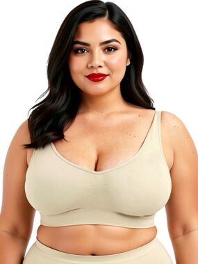 Shapermint Truekind® Everyday Throw-on Wireless Bralette - size 4X NWT